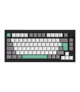 PBT Gray White Mint Full Set Keycaps (CH) Cherry