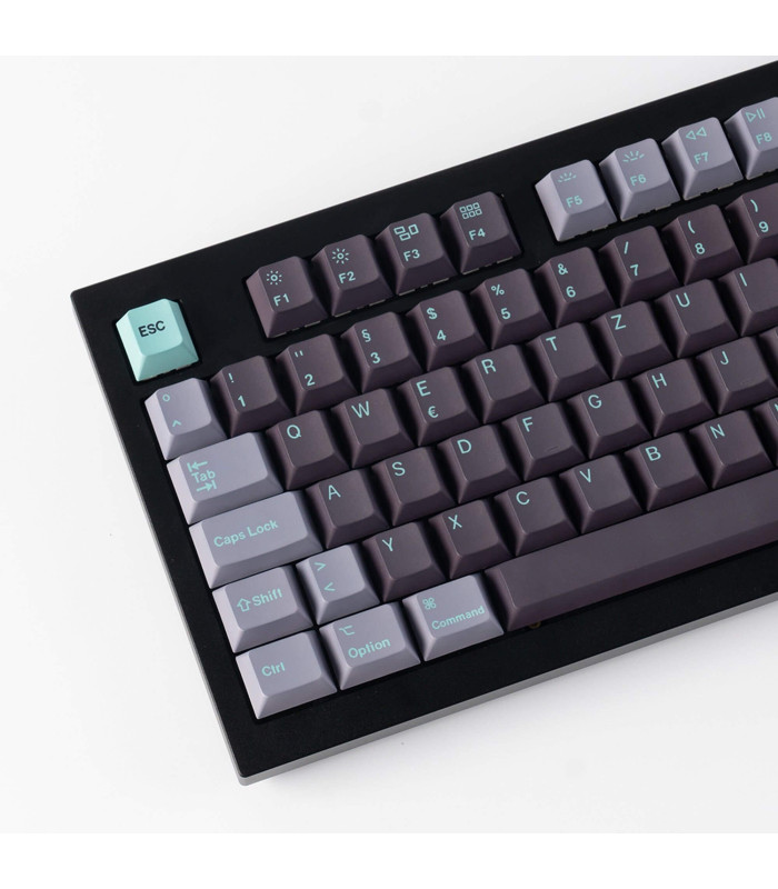 PBT Hacker Mint Full Set Keycaps (CH) Cherry