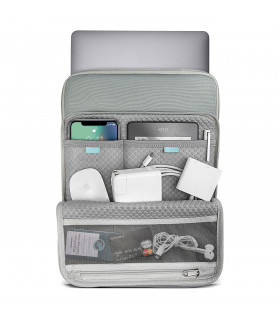 tomtoc Premium H13 (13") Laptop Sleeve, Grey