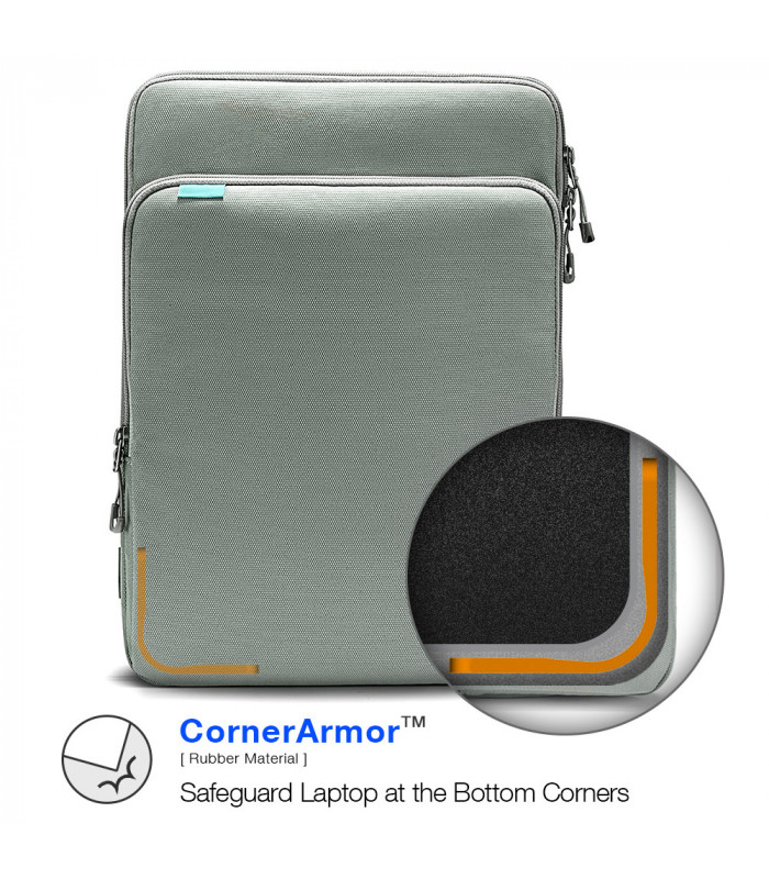 tomtoc Premium H13 (13") Laptop Sleeve, Grey