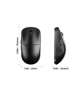 X2 CrazyLight Gaming Mouse Jet Black - Mini Size 1