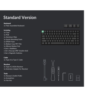 Keychron K2 HE Black Magnetic Switch (US)