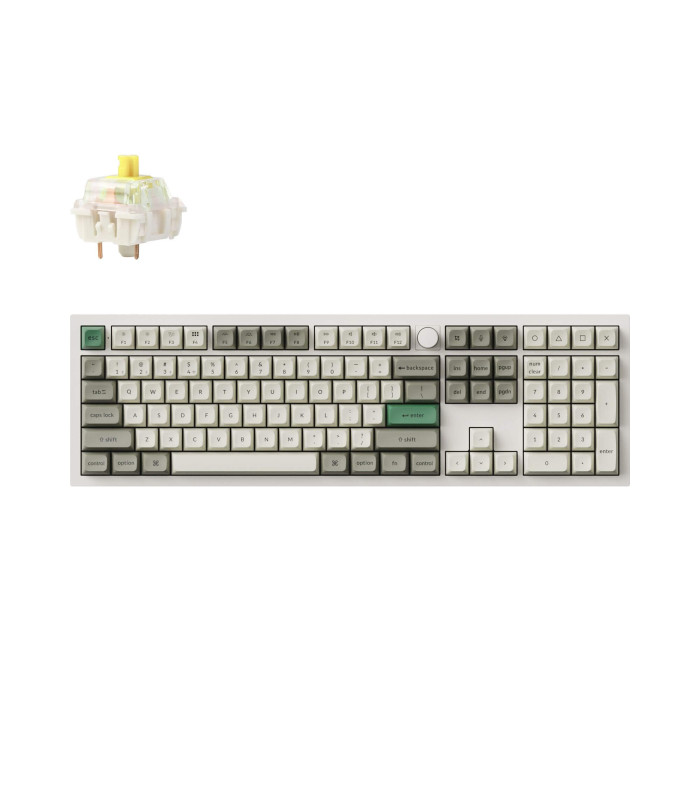 Keychron Q6 Max White QMK Banana Switch (US) Knob