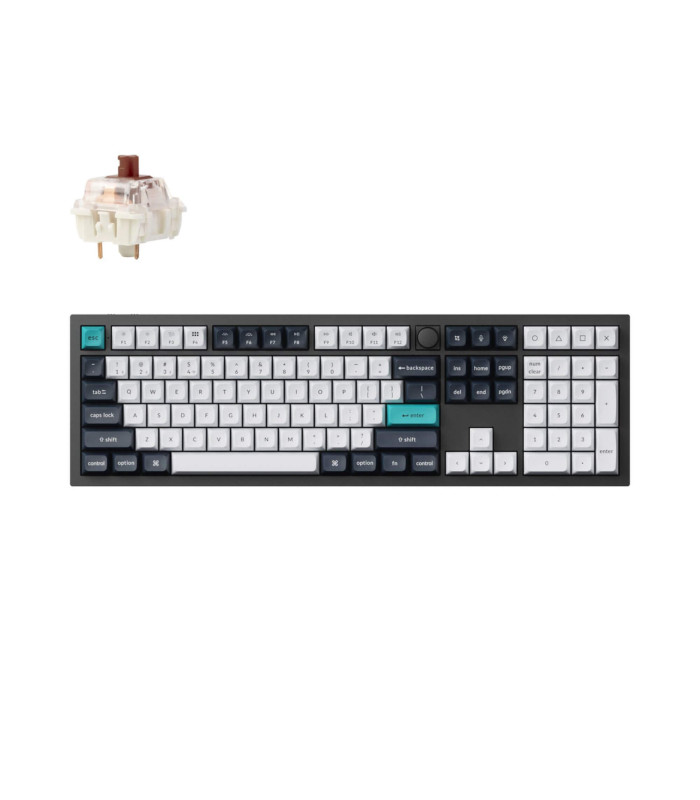 Keychron Q6 Max Black QMK Brown Switch (US) Knob