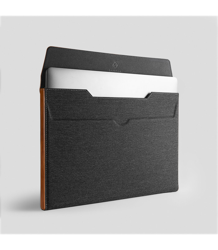 tomtoc Premium H15 (13-13.3") Sleeve, Grey & Brown