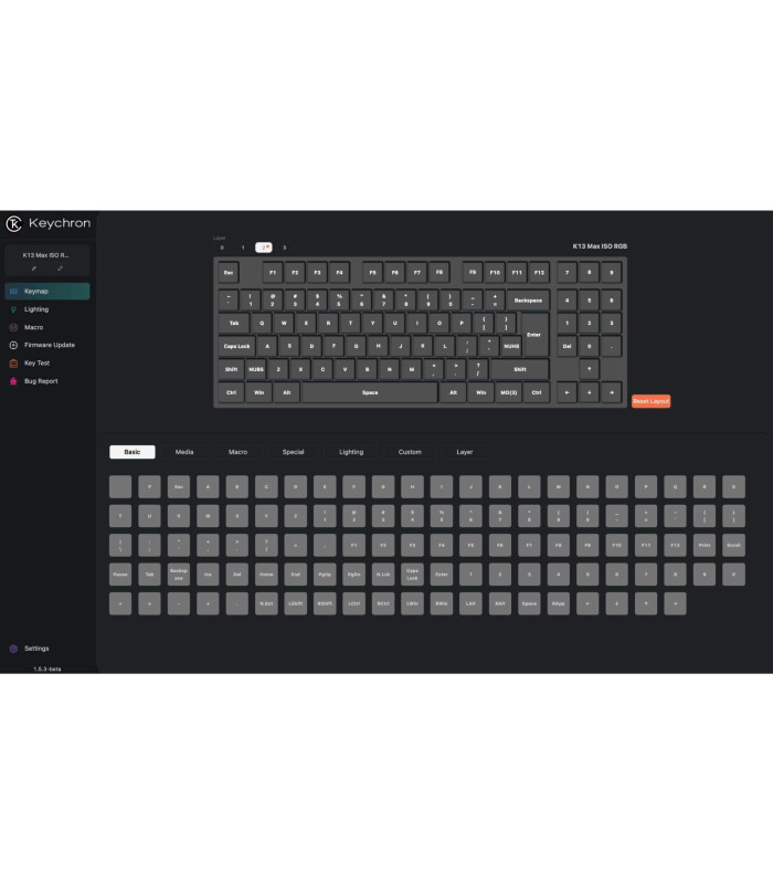 Keychron K13 Max Brown Switch RGB (CH)
