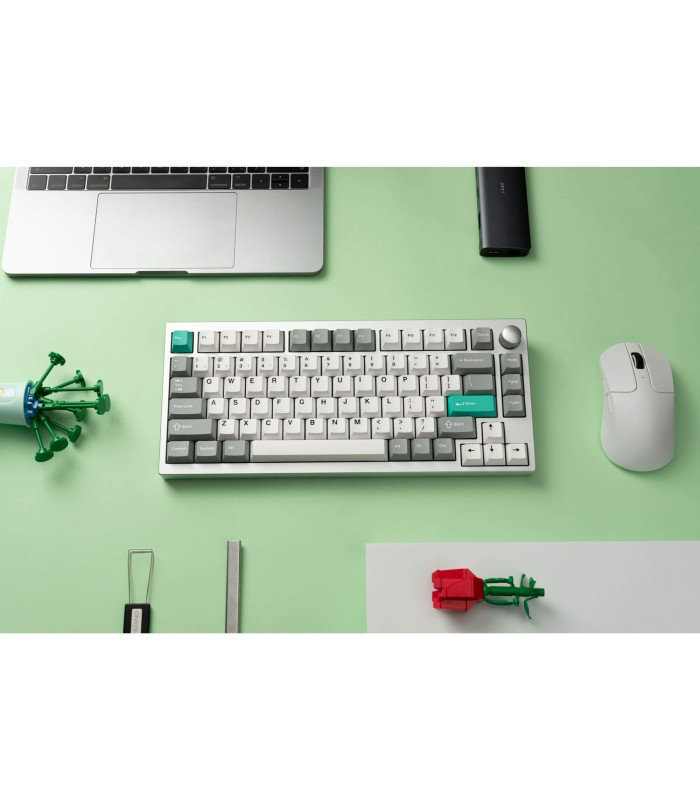 Lemokey P1 Pro Silver QMK Red Switch (US) w/Knob