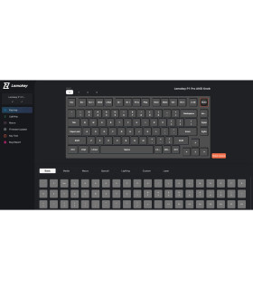 Lemokey P1 Pro Silver QMK Red Switch (US) w/Knob