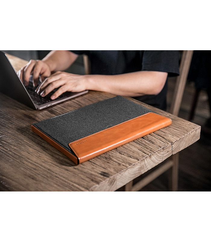 tomtoc Premium H15 (13-13.3") Sleeve, Grey & Brown