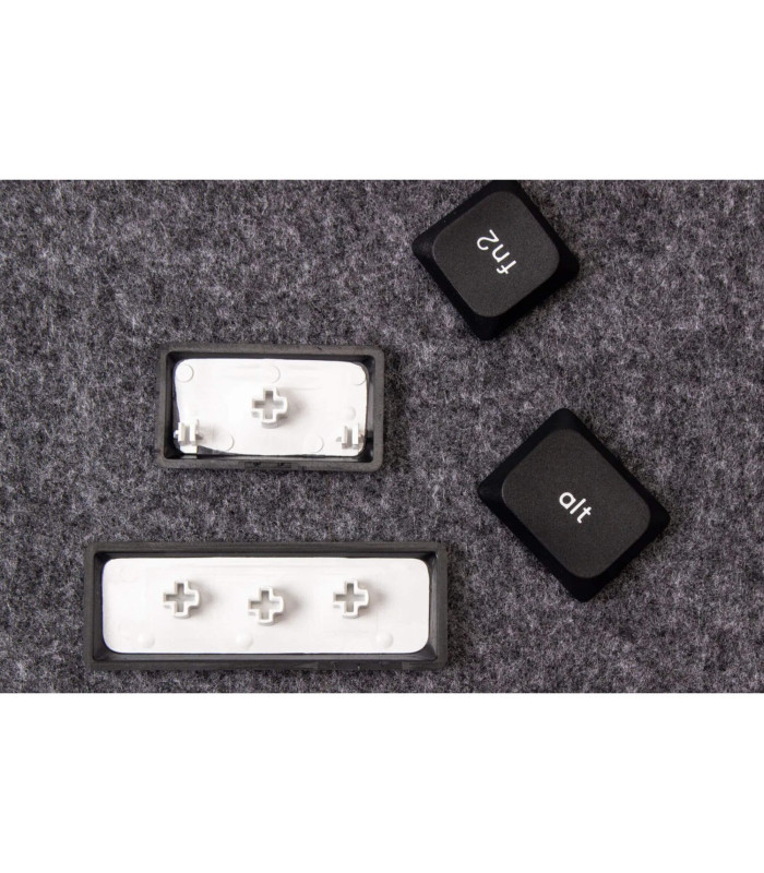 Low Profile (DoSh) PBT LSA Keycap Set Black (CH)