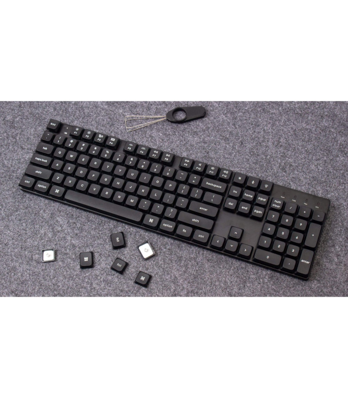 Low Profile (DoSh) PBT LSA Keycap Set Black (CH)