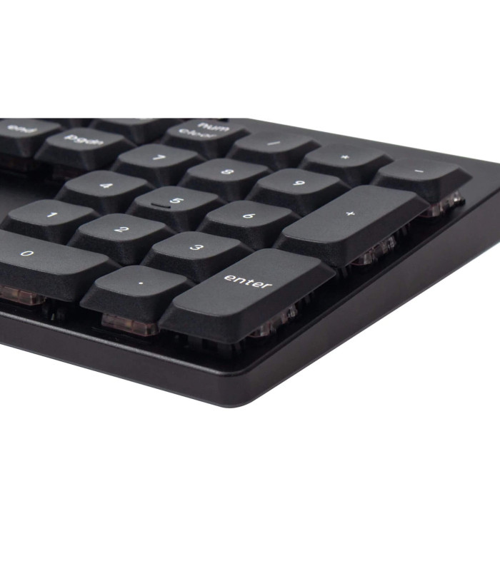Low Profile (DoSh) PBT LSA Keycap Set Black (CH)