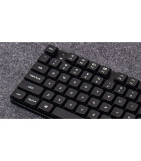 Low Profile (DoSh) PBT LSA Keycap Set Black (CH)