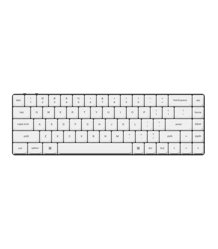 Low Profile (DoSh) PBT LSA Keycap Set White (CH)