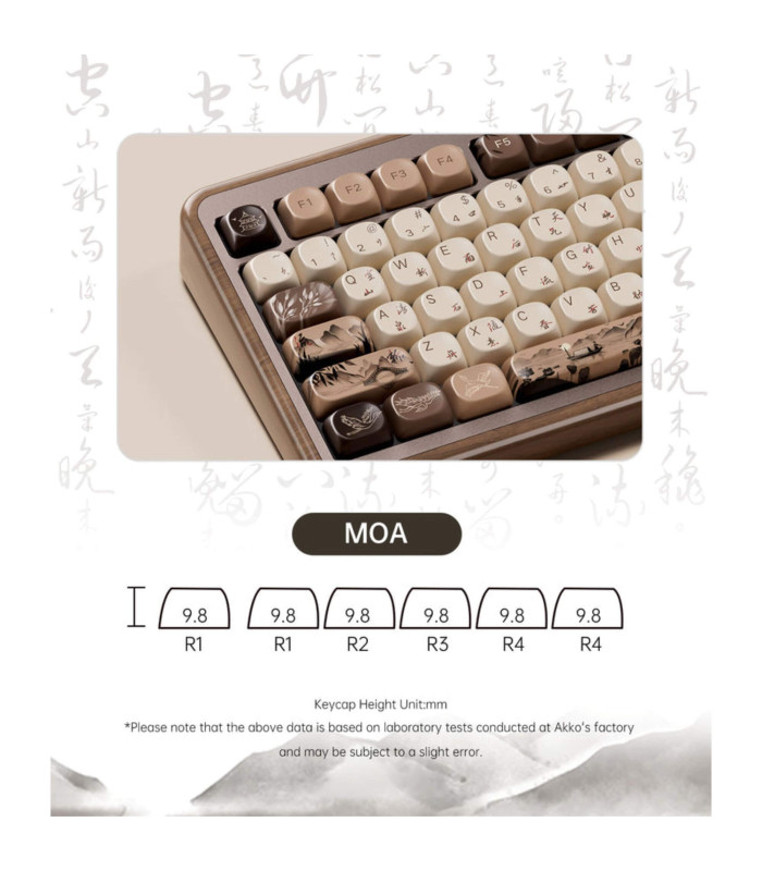 Akko MU02 Mountain Seclusion ISO Piano Pro