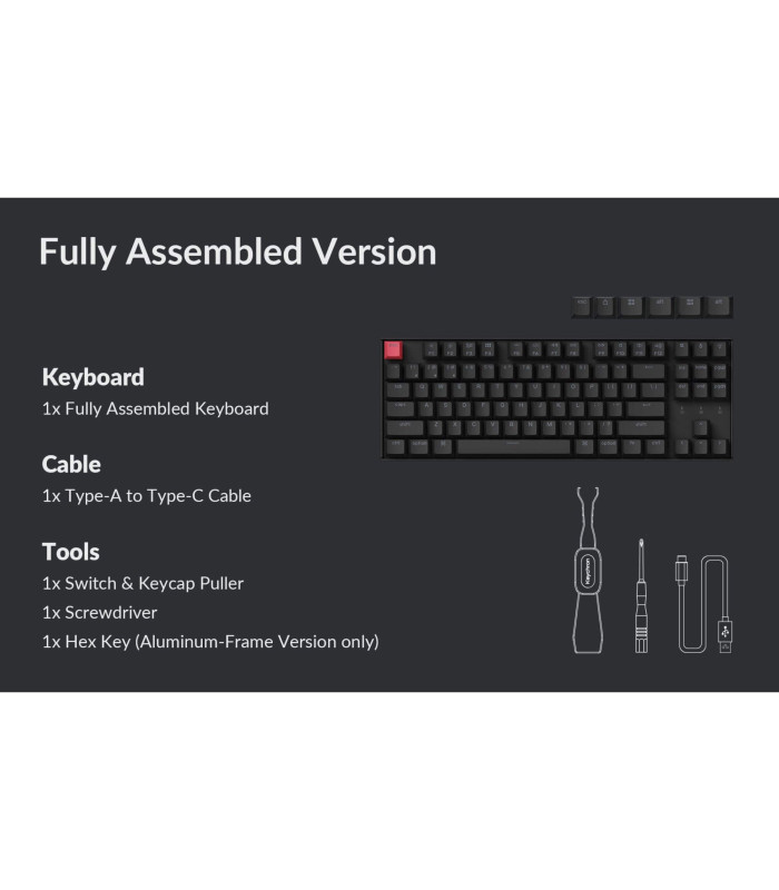 Keychron K8 QMK v2 Banana Switch (US)