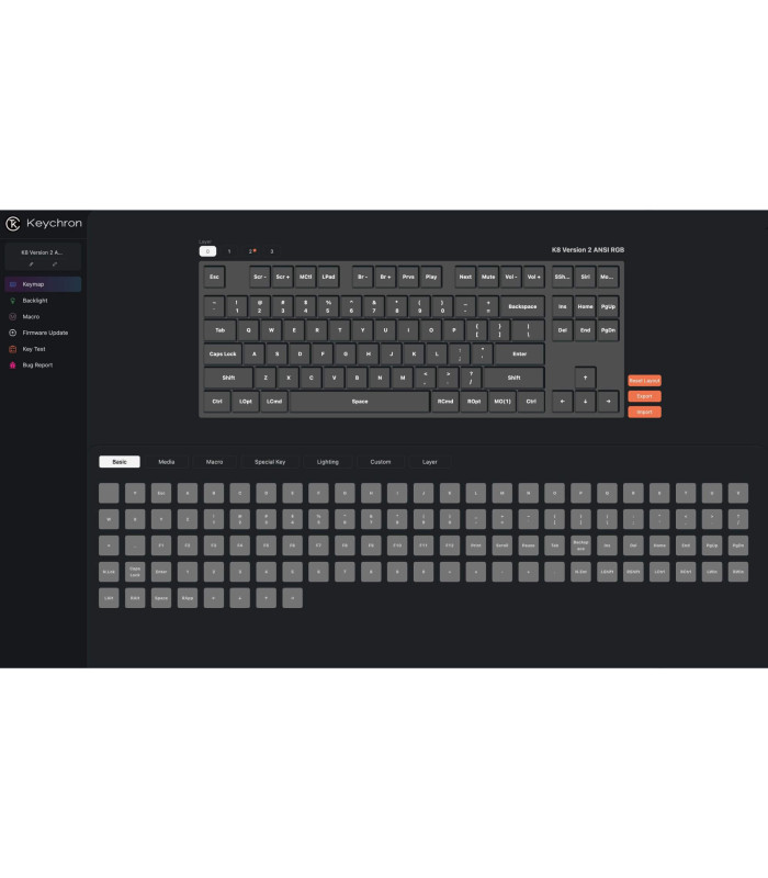 Keychron K8 QMK v2 Banana Switch (US)