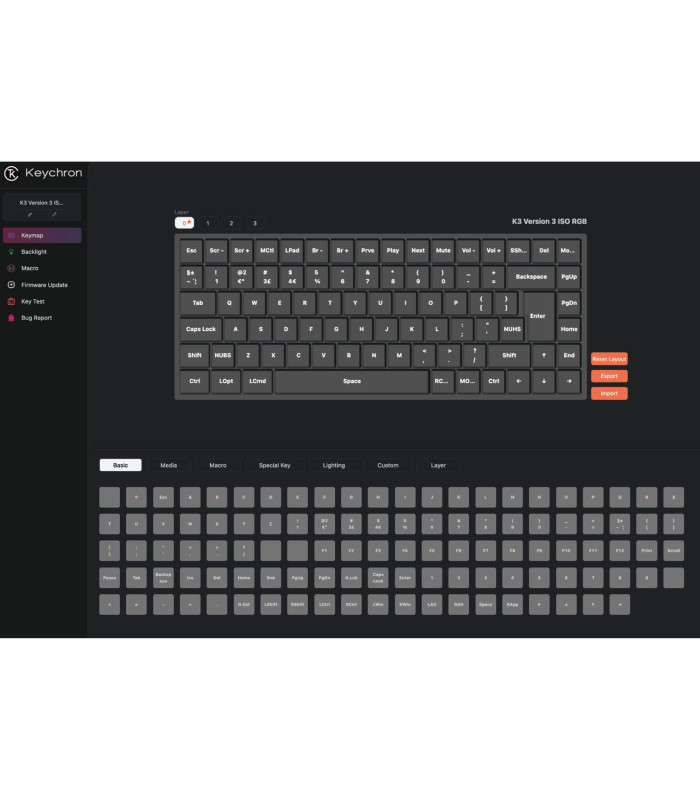 Keychron K3 QMK v3 Banana Switch (CH)
