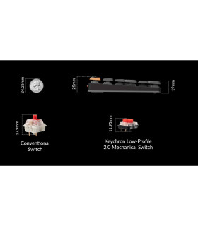 Keychron K1 QMK v6 Brown Switch (CH)