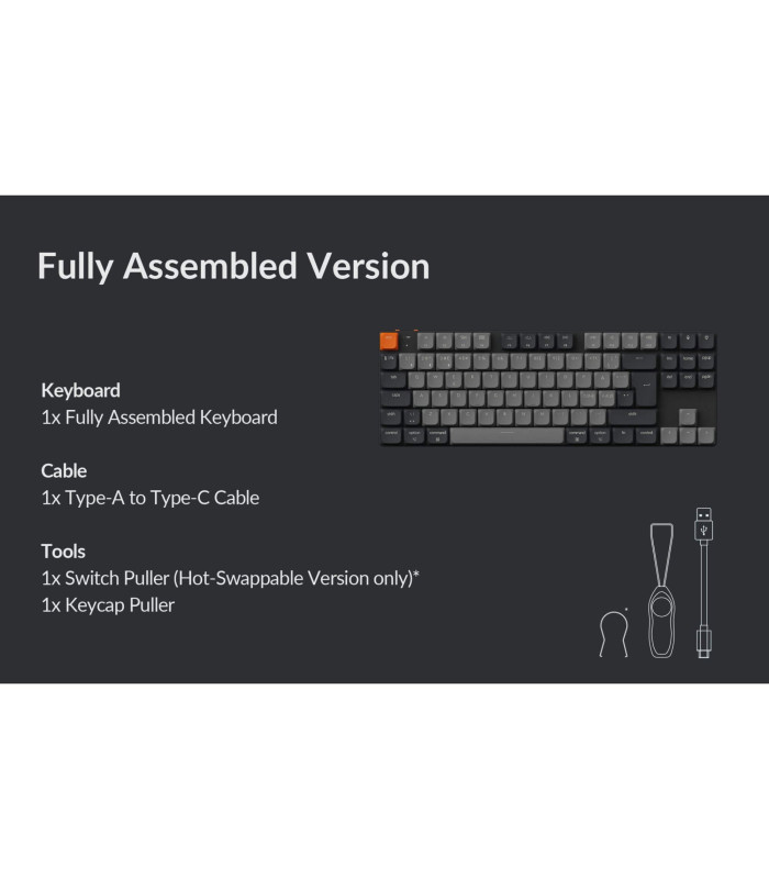 Keychron K1 QMK v6 Banana Switch (CH)