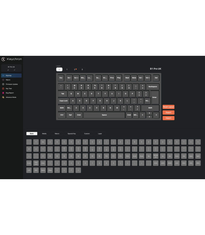 B1 Pro Ultra-Slim Wireless Space Gray (CH)