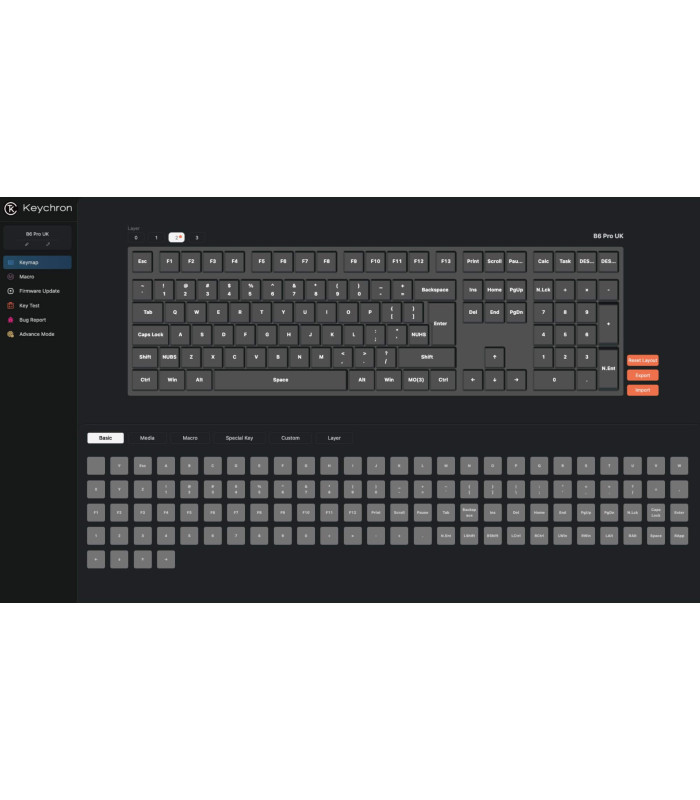 B6 Pro Ultra-Slim Wireless Space Grey (CH)