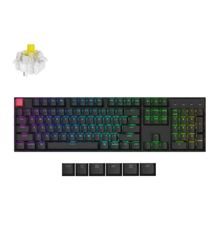 Keychron K10 QMK v2 Banana Switch (US)