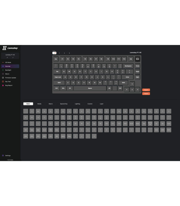 Lemokey P1 HE White Magnetic Switch (US)