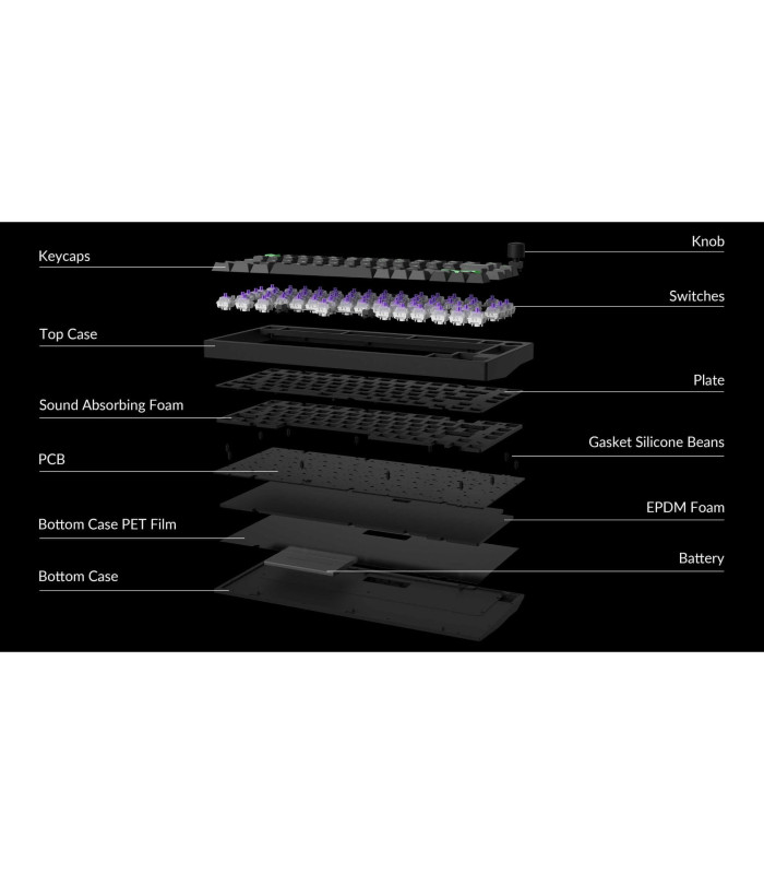 Lemokey P1 HE White Magnetic Switch (US)