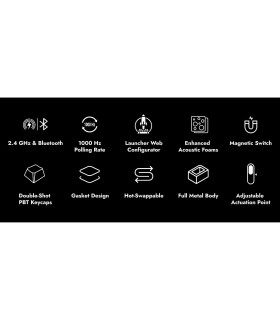 Lemokey P1 HE Black Magnetic Switch (US)