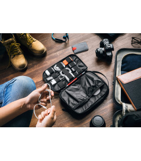 tomtoc Urban H01 Accessory Organizer, Black