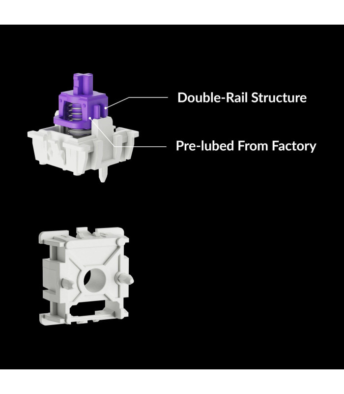 Q6 HE Carbon Black QMK Magnetic Switch (US)