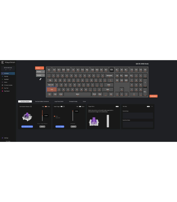 Q6 HE Carbon Black QMK Magnetic Switch (US)