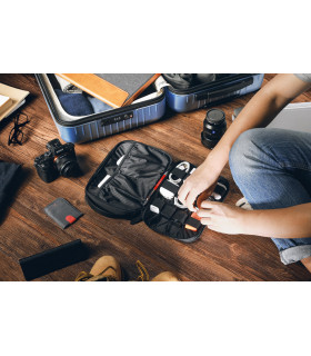 tomtoc Urban H01 Accessory Organizer, Black