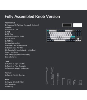 Keychron Q3 Max Black QMK Banana Switch (US) Knob