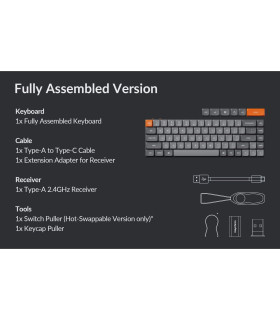 Keychron K7 Max Red Switch RGB (US)