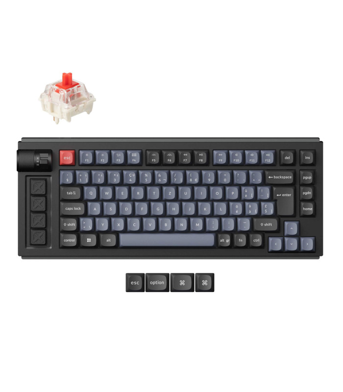 Lemokey L1 Black QMK Red Switch (CH)