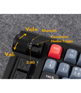 Lemokey L1 Black QMK Red Switch (CH)