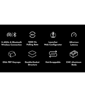 Lemokey L1 Black QMK Red Switch (CH)