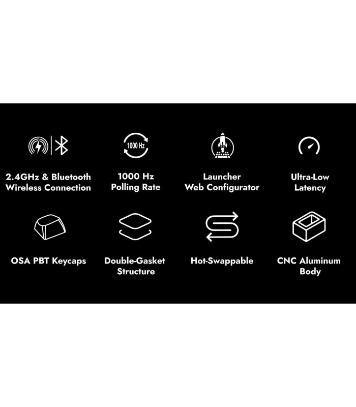 Lemokey L1 Black QMK Red Switch (CH)