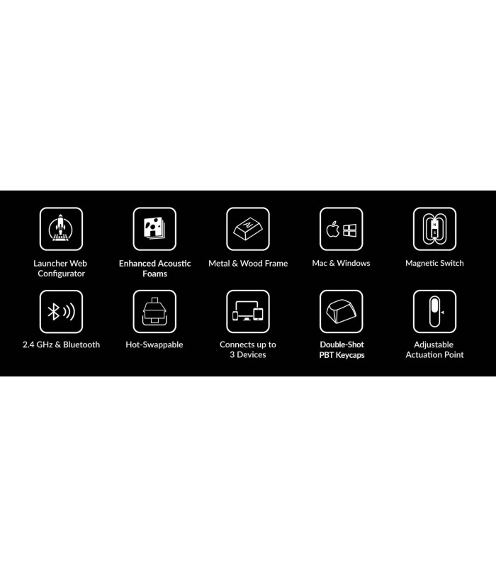 Keychron K4 HE Black Wood Magnetic Switch (US)