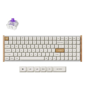 Keychron K4 HE White Wood Magnetic Switch (US)