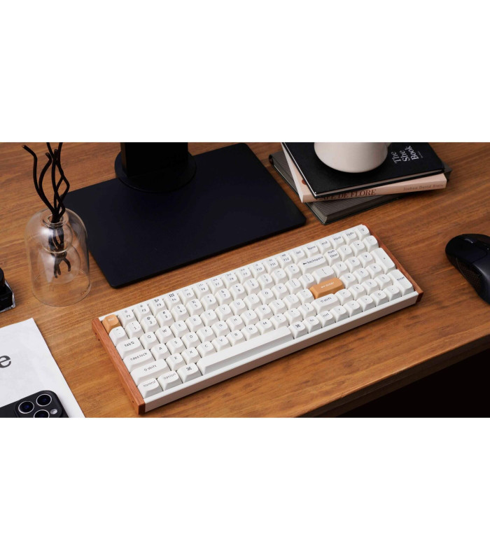 Keychron K4 HE White Wood Magnetic Switch (US)