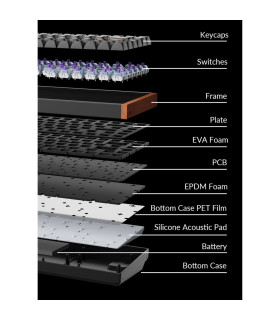 Keychron K2 HE Black Wood Magnetic Switch (CH)