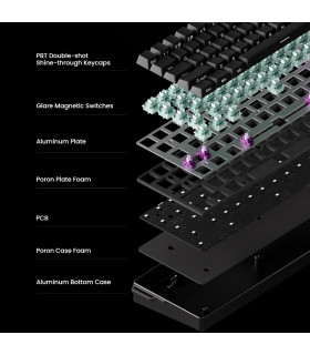 Akko MonsGeek FUN60 Ultra-ST Black Glare Magnetic 