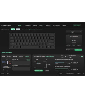 Akko MonsGeek FUN60 Ultra-ST Black Glare Magnetic 