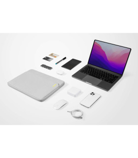 Light-A18  (14") Laptop Sleeve, Grey