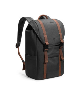 tomtoc VintPack-TA1 17L Laptop Backpack, Black