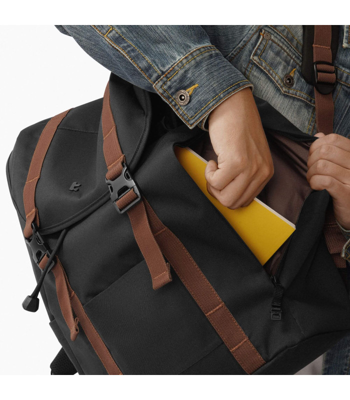 tomtoc VintPack-TA1 17L Laptop Backpack, Black