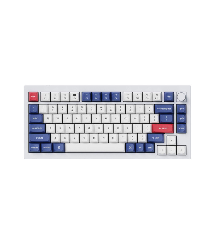 Keychron PBT Dark Blue and White Set Keycaps (CH)